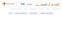 Tablet Screenshot of colombiacapital.com.co